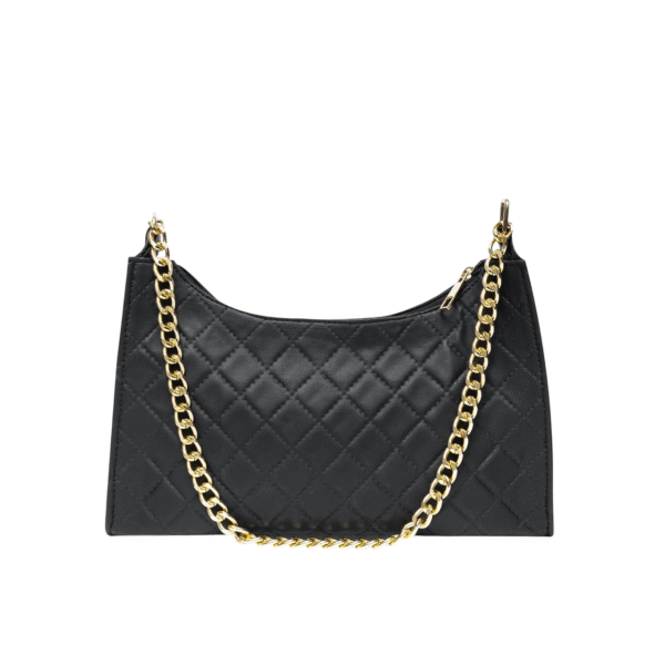 Synthetic Leather Cross Textured Handbag